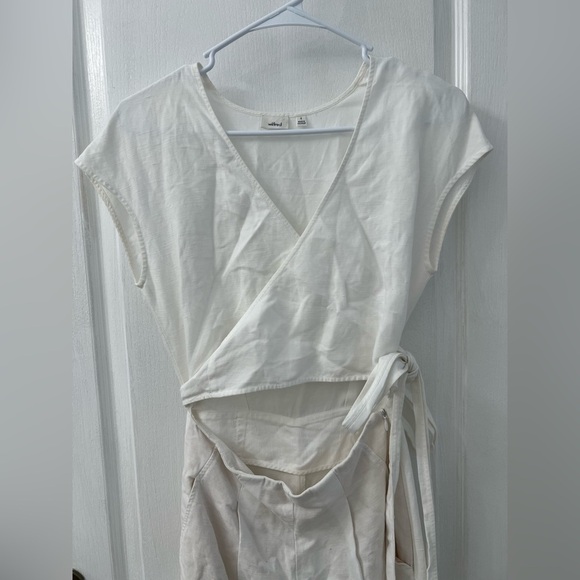 Aritzia Wilfred White Brax Jumpsuit (Size 0) - Picture 6 of 10
